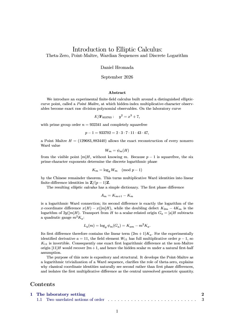 Introduction to Elliptic Calculus